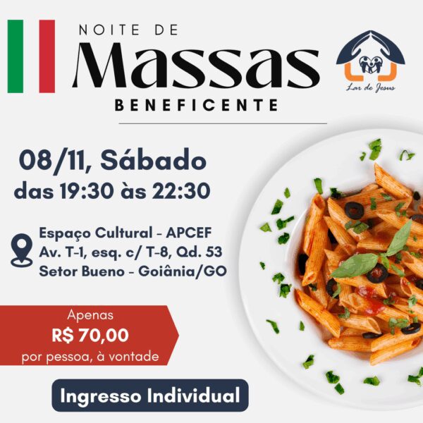 Ingresso Noite de Massas